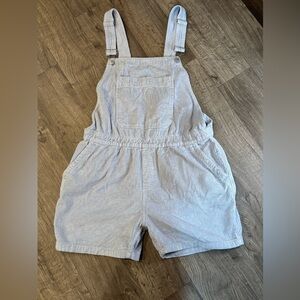 ASOS Designs Women’s 2XL Light Blue Corduroy Bib Shorts